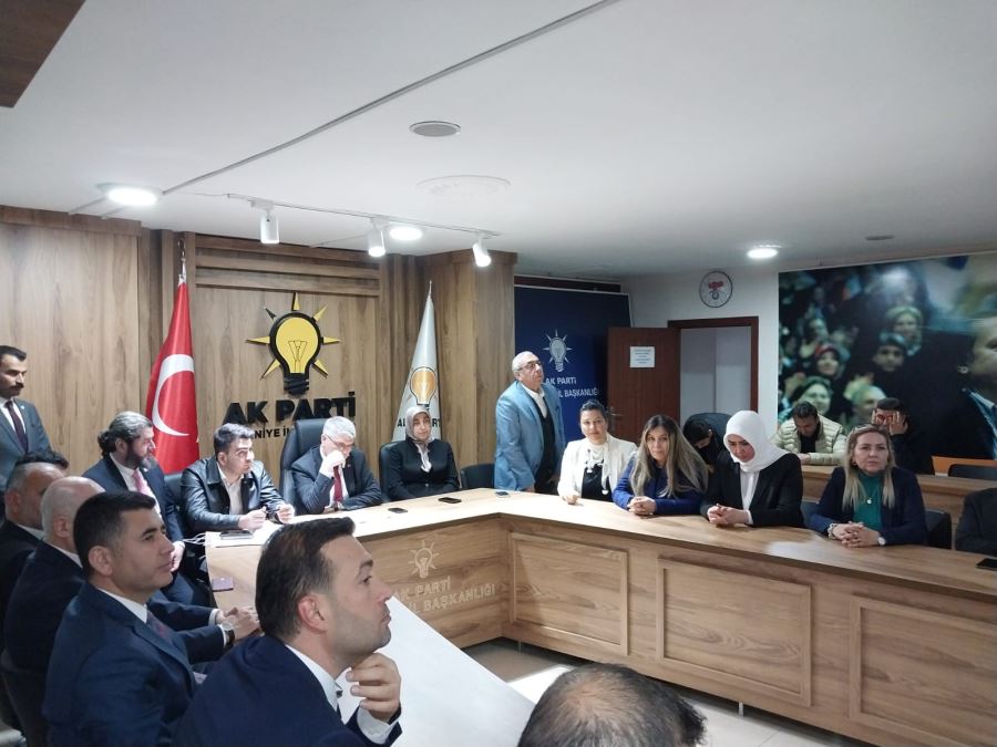 AK Parti’de A. Adaylığı tanıtım toplantısı yapıldı