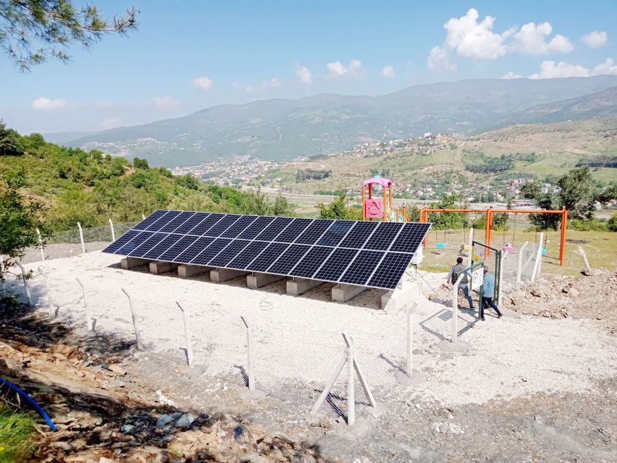 Paneller sayesinde 178 hanenin su ihtiyacı karşılanacak 