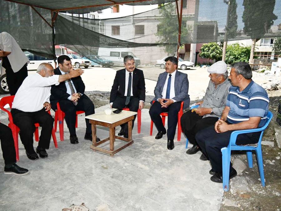 Bahçe esnafının sorunları dinlendi