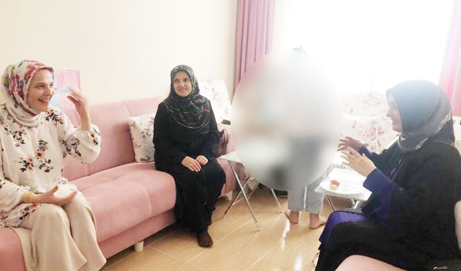 İşitme Engelli aileye müftülükten ziyaret