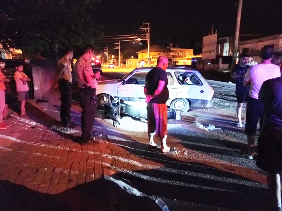 Trafik azasında 1 kişi yaralandı