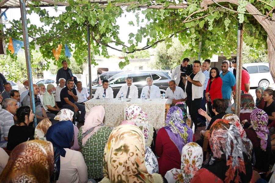 Köy sakinleri sorun ve taleplerini iletti