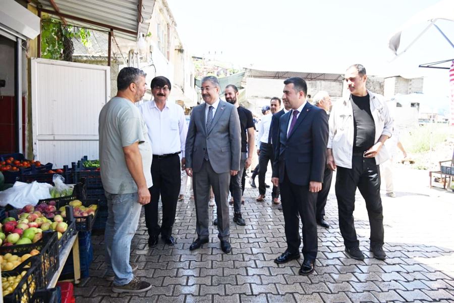 Esnaf ve vatandaşların sorunları dinlendi 