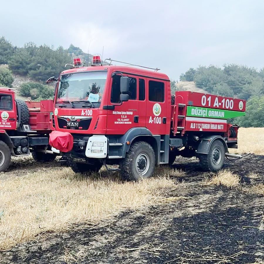 Orman yangını koruttu 