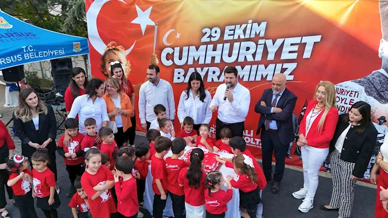 Tarsus Belediyesi kreşlerinde Cumhuriyet Bayramı coşkusu
