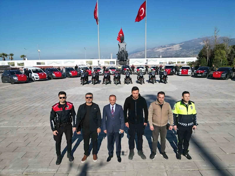 İskenderun Emniyeti’ne 23 araç takviyesi
