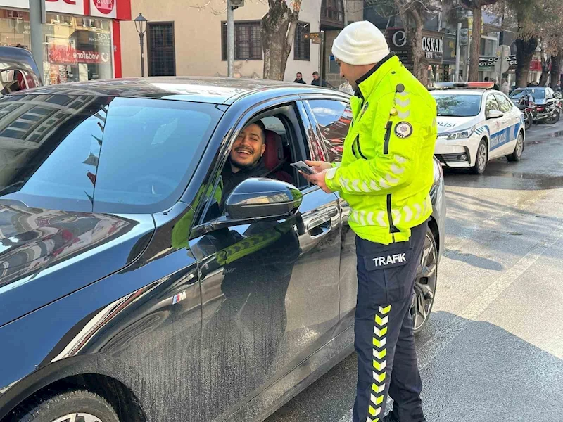 Burdur’da sürücülere 