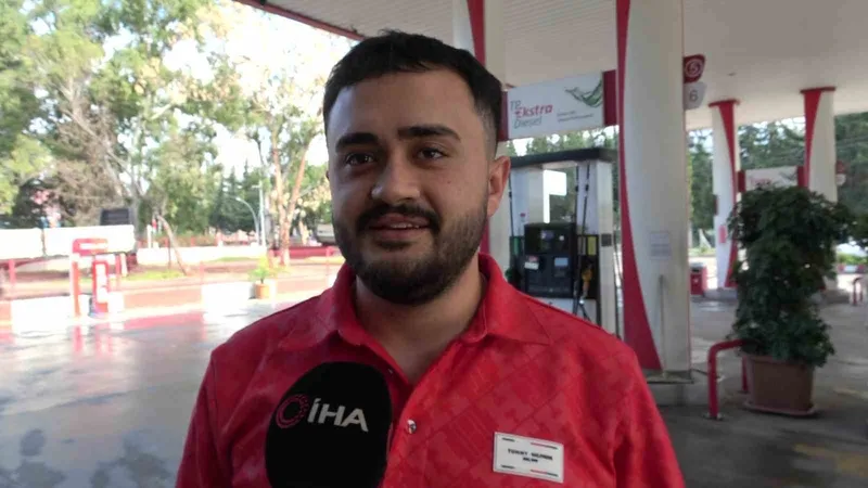 Mizah amaçlı video çekmek isterken 10 TL’sini kargaya kaptırdı
