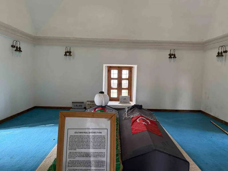 Rumeli Fatihi Gazi Süleyman Paşa’nın türbesine çevre düzenlemesi
