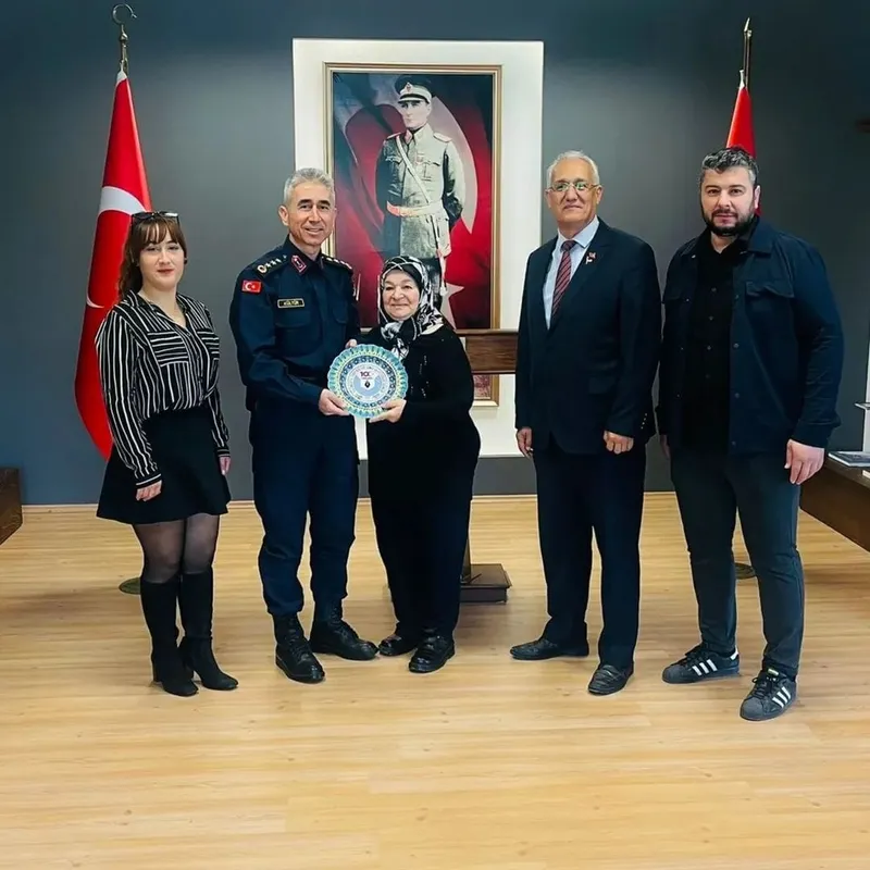 Komutan Vedat Kültür ile yeni yıl hedeflerini görüştüler
