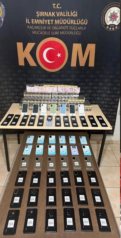 Şırnak’ta kaçakçılığa darbe: 2 milyon liralık kaçak ürün ele geçirildi
