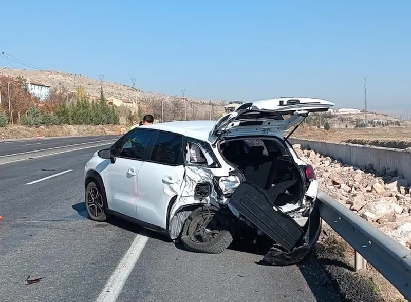 Çankırı’da ambulansla otomobil çarpıştı: 1 yaralı
