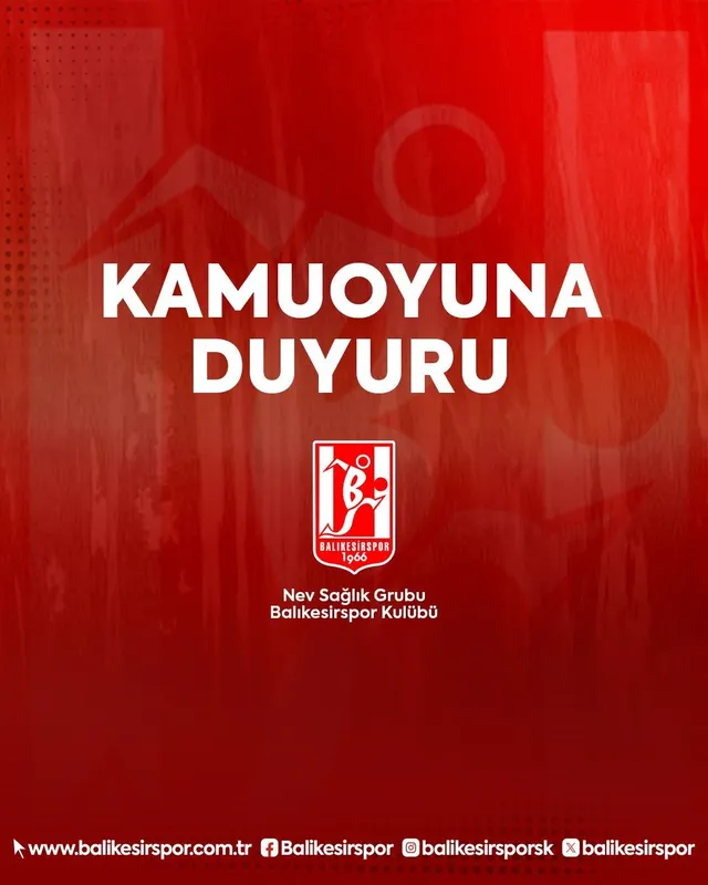 Balıkesirspor’da 7 oyuncuya bahis cezası
