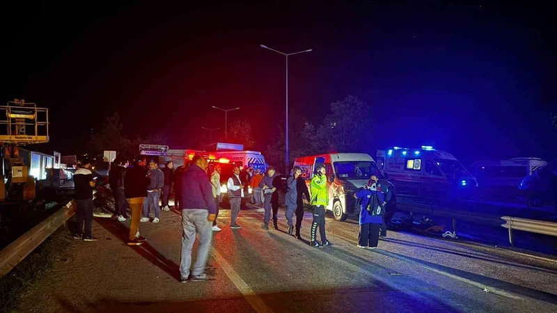 Bursa’da zincirleme kaza: 1 ölü, 13 yaralı
