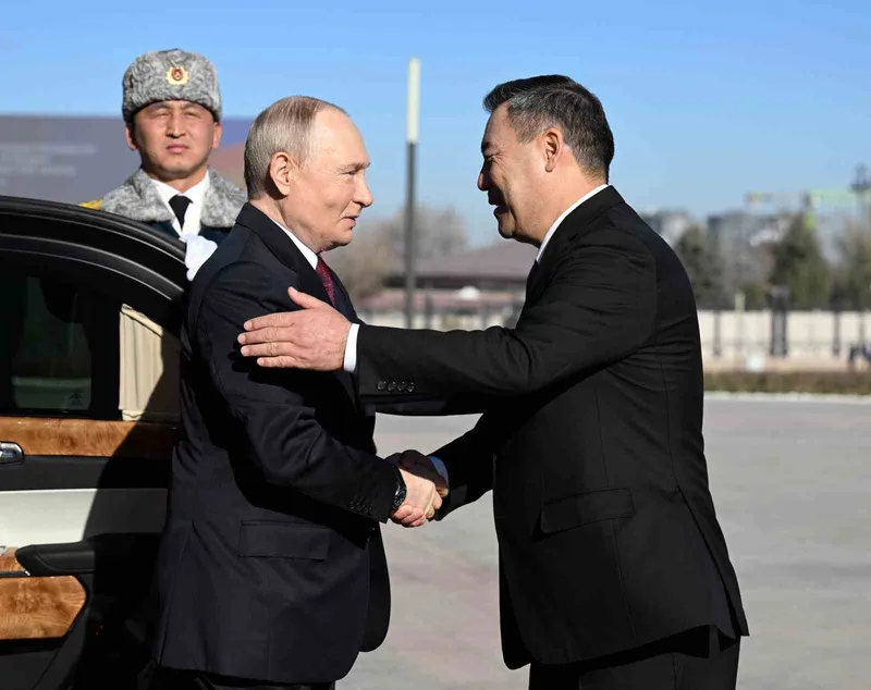 Rusya Devlet Başkanı Putin Kırgızistan’da
