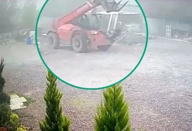 Firmanın eski çalışanı 5 milyonluk iş makinesini çaldı
