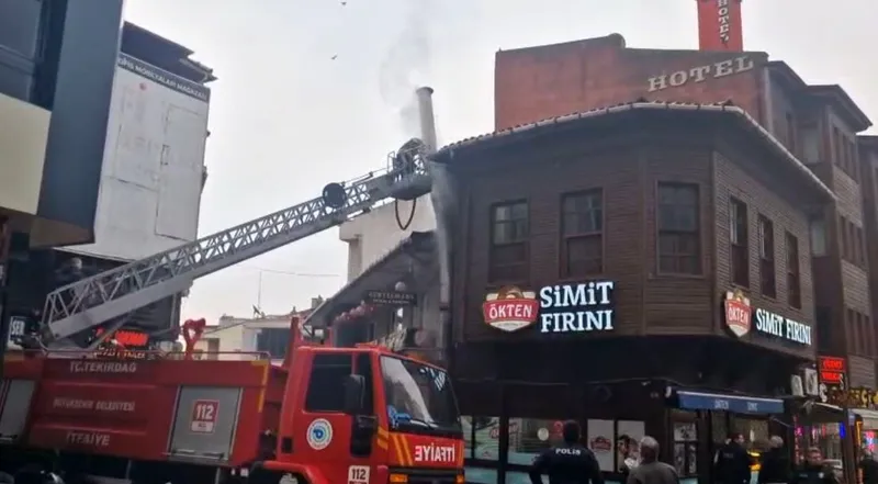 Tekirdağ’da bacadan çıkan duman paniğe sebep oldu
