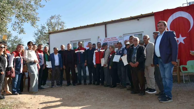 Didim’de ’İyi Tarım’ sertifikaları dağıtıldı
