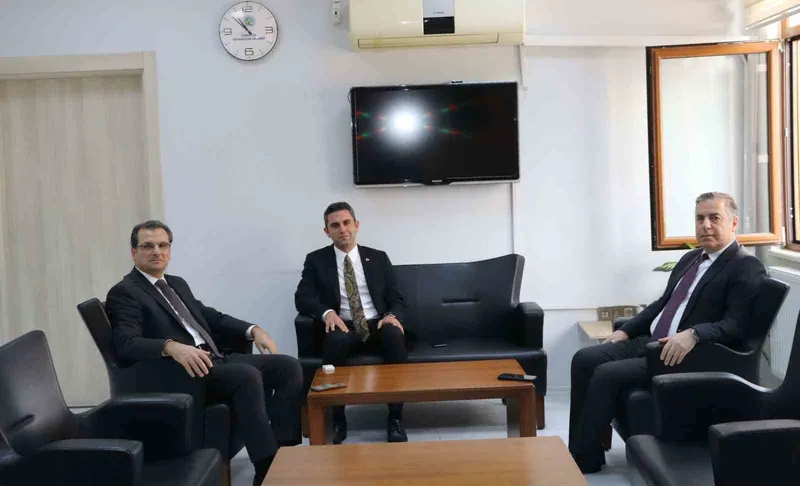 Kaymakamlardan Kaymakam Yıdız’a ’hayırlı olsun’ ziyareti
