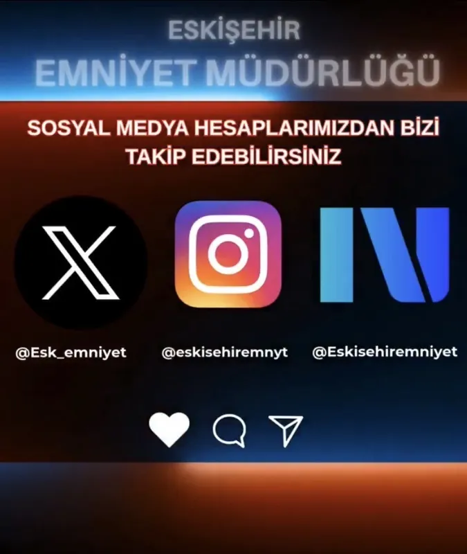 Eskişehir Emniyet Müdürlüğü’nün Instagram ve Next hesapları açıldı
