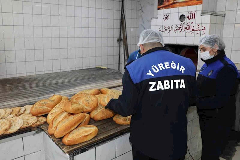 Yüreğir Belediyesi zabıta ekiplerinden fırınlara sıkı denetim

