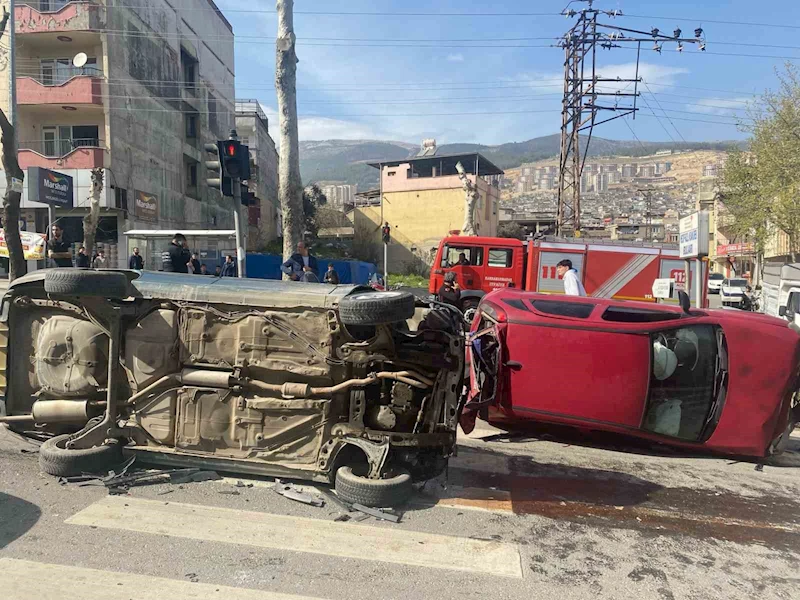 Kahramanmaraş’ta trafik kazası: 3 yaralı
