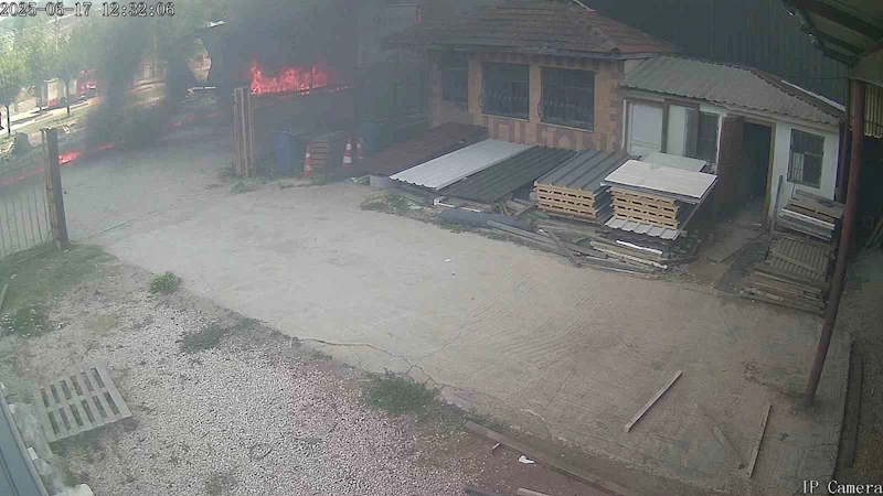 Tır sürücüsünün öldüğü facia kaza güvenlik kamerasında
