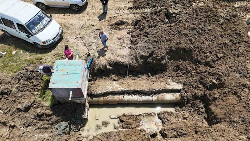 Sinop Karasu Ovası’nda sulama hattı alarm veriyor: 