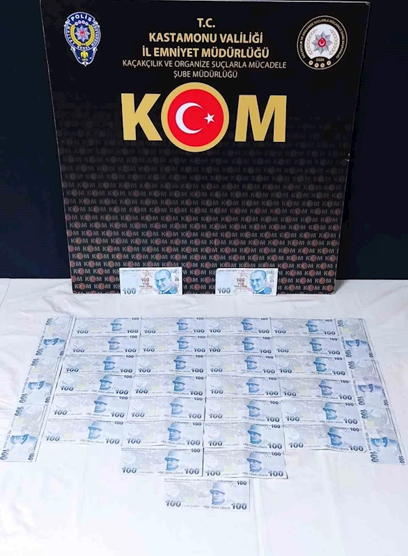 Kastamonu’da sahte para operasyonu: 2 gözaltı
