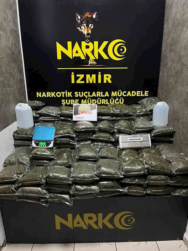 126 kilogram ’insan yiyen’ uyuşturucu, İzmir’de ele geçirildi
