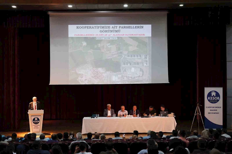 KESOB’un konut projesi için kurduğu kooperatifin genel kurulu yapıldı
