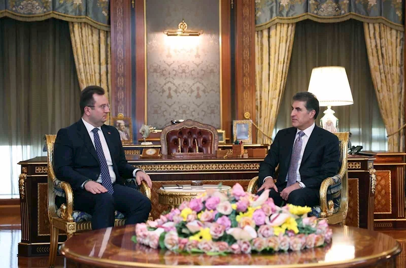 Türkiye’nin Erbil Başkonsolosu Topçu, IKBY Başkanı Barzani ile görüştü
