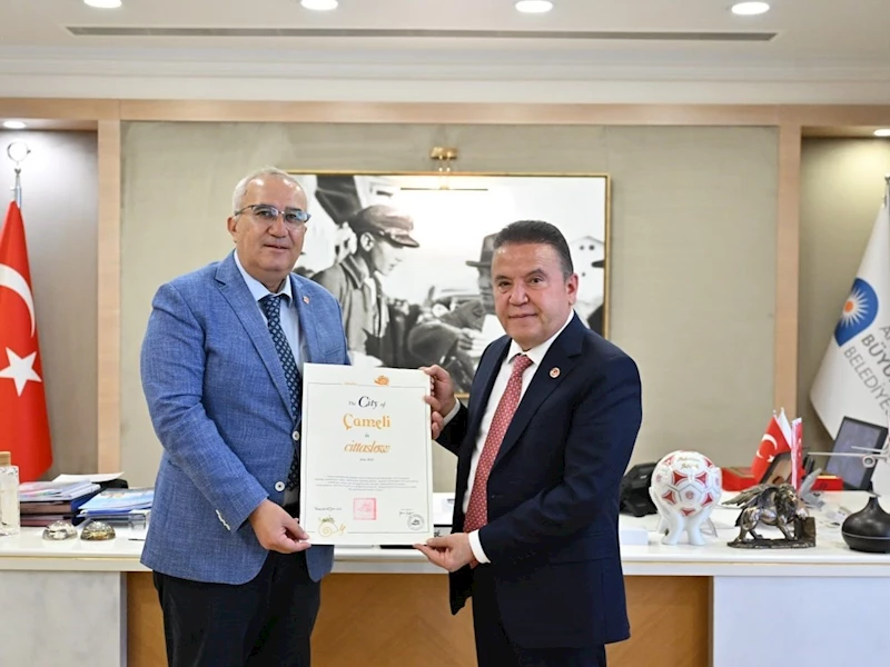 Çameli’nden Başkan Böcek’e ‘Sakin Şehir’ teşekkürü
