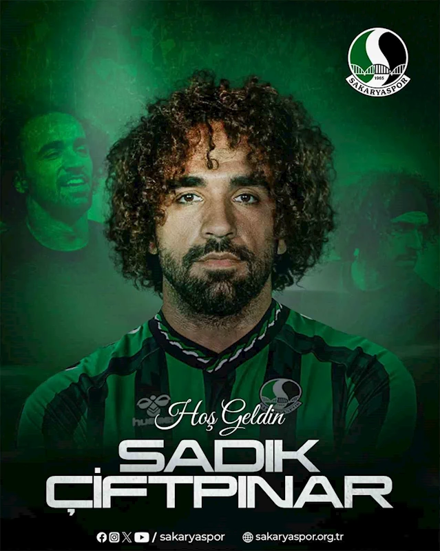 Sakaryaspor, Sadık Çiftpınar’ı kadrosuna kattı
