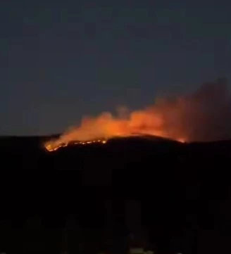 Çankırı’da orman yangını
