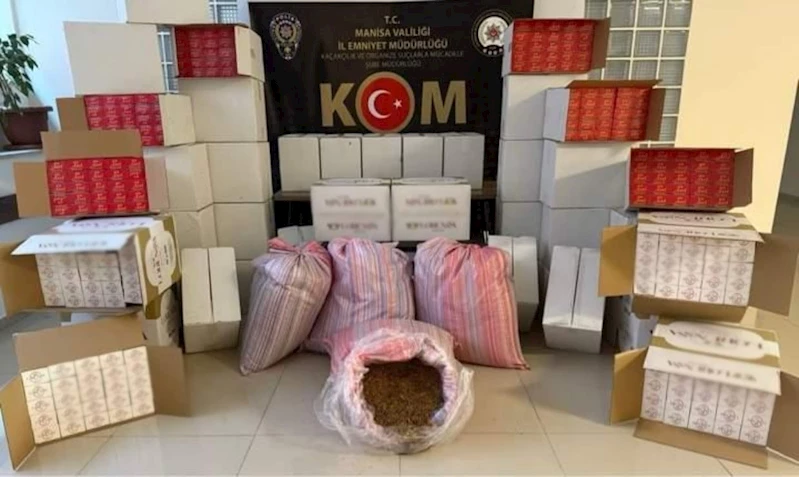 Manisa’da tütün kaçakçılığına geçit yok

