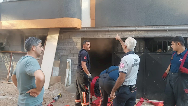 Malatya’da depo yangını
