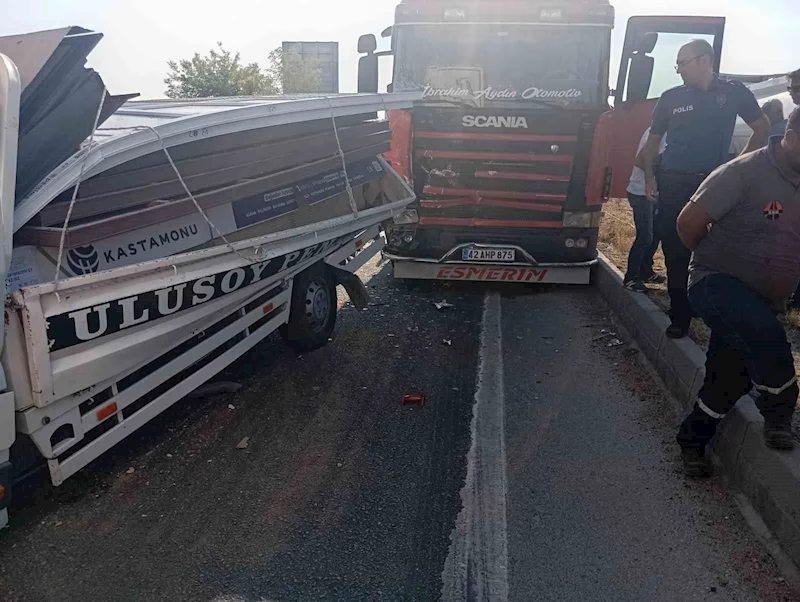 Konya’da zincirleme kaza: 1 yaralı
