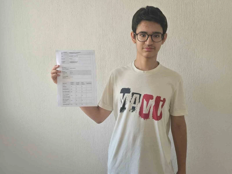Tek yanlışla Türkiye birinciliğini kaçırdı

