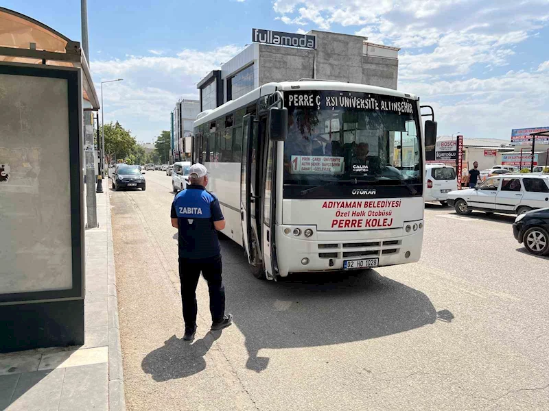 Toplu taşıma araçlarına sıkı denetim

