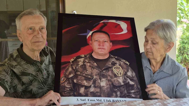Şehit Emniyet Müdürü Ufuk Baysan’ın ailesi: 