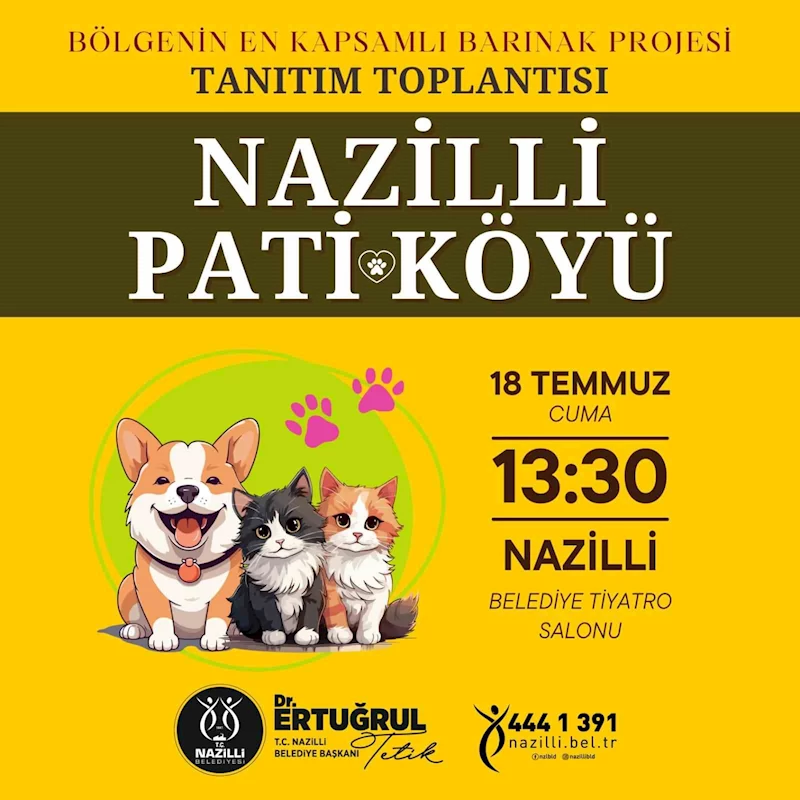 Nazilli Belediyesi barınak projesini tanıtacak
