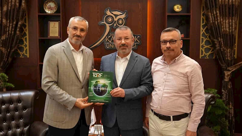 TARF Dergisi ile Verenel Derneğinden Rektör Kırışık’a ziyaret
