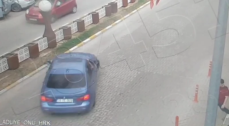 Hükümet konağı önündeki drifte 74 bin 935 TL ceza
