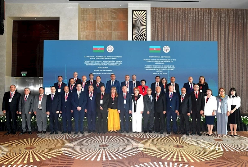 Anayasa Mahkemesi Başkanı Özkaya, Azerbaycan’da uluslararası konferansa katıldı
