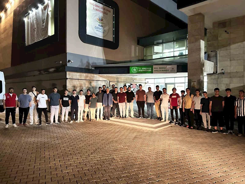 Muşlu gençler Rize Fındıklı Kampı’na uğurlandı
