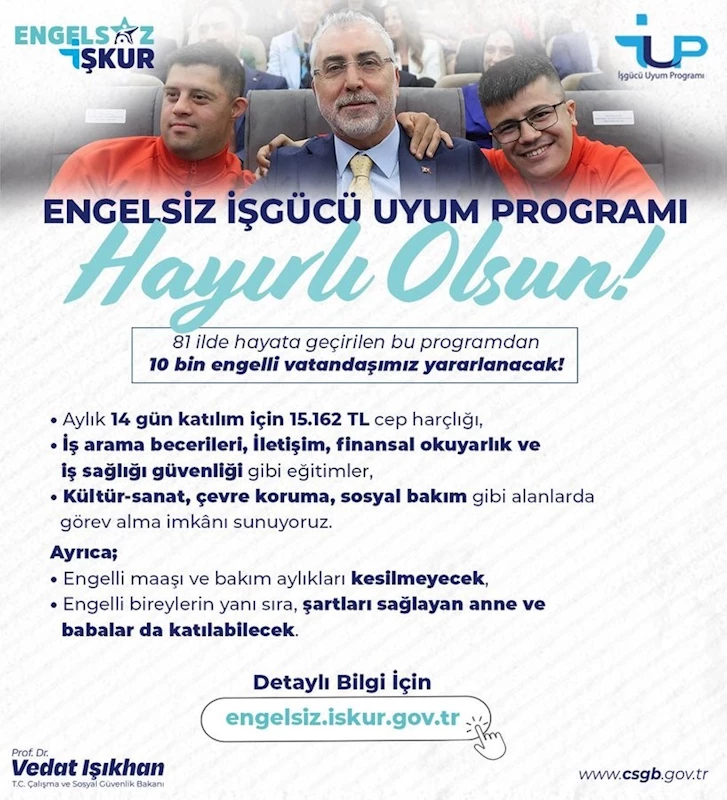 ‘Engelsiz İş Gücü Uyum Programı’ hayata geçirildi
