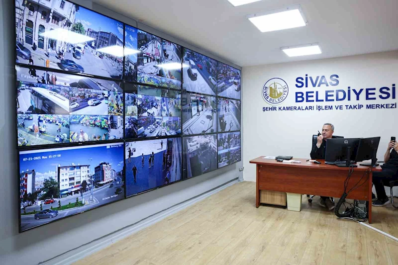 Sivas Belediyesi 568 yeni kamera ile çevre kirliliği güvenlik denetimlerini artıyor
