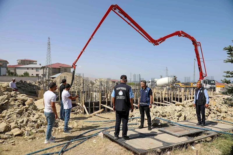 Van’da kaçak yapılaşmaya karşı denetimler arttırıldı
