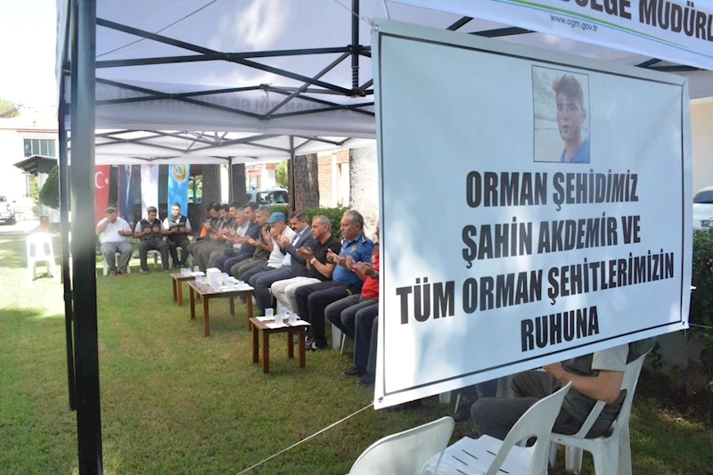 Köyceğiz’de orman şehidi Akdemir için lokma hayrı yapıldı
